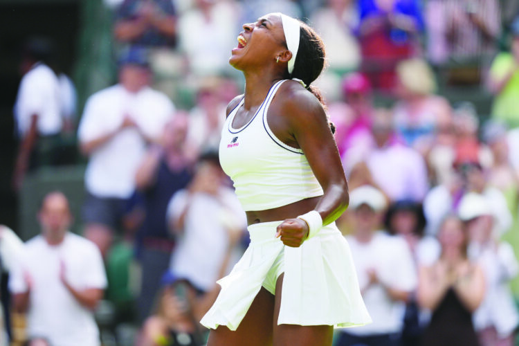 Gauff reaches third round at Wimbledon
